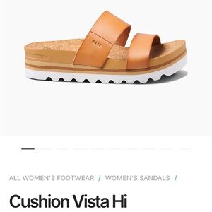 Reef platform sandals, size 9